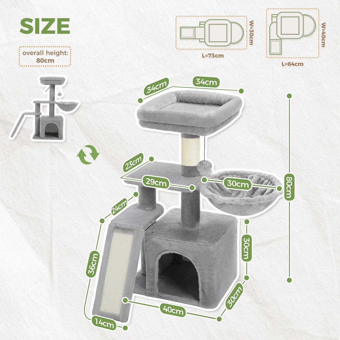 Fun-sized Cat Tree