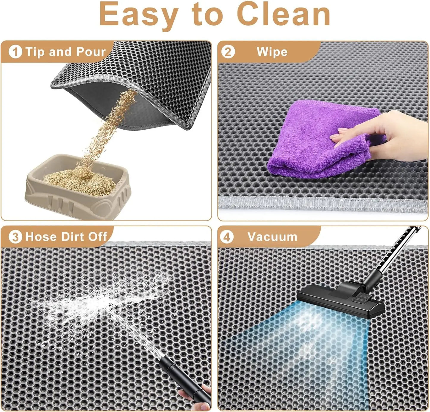 Anti-slip Cat Litter-Collector Mat