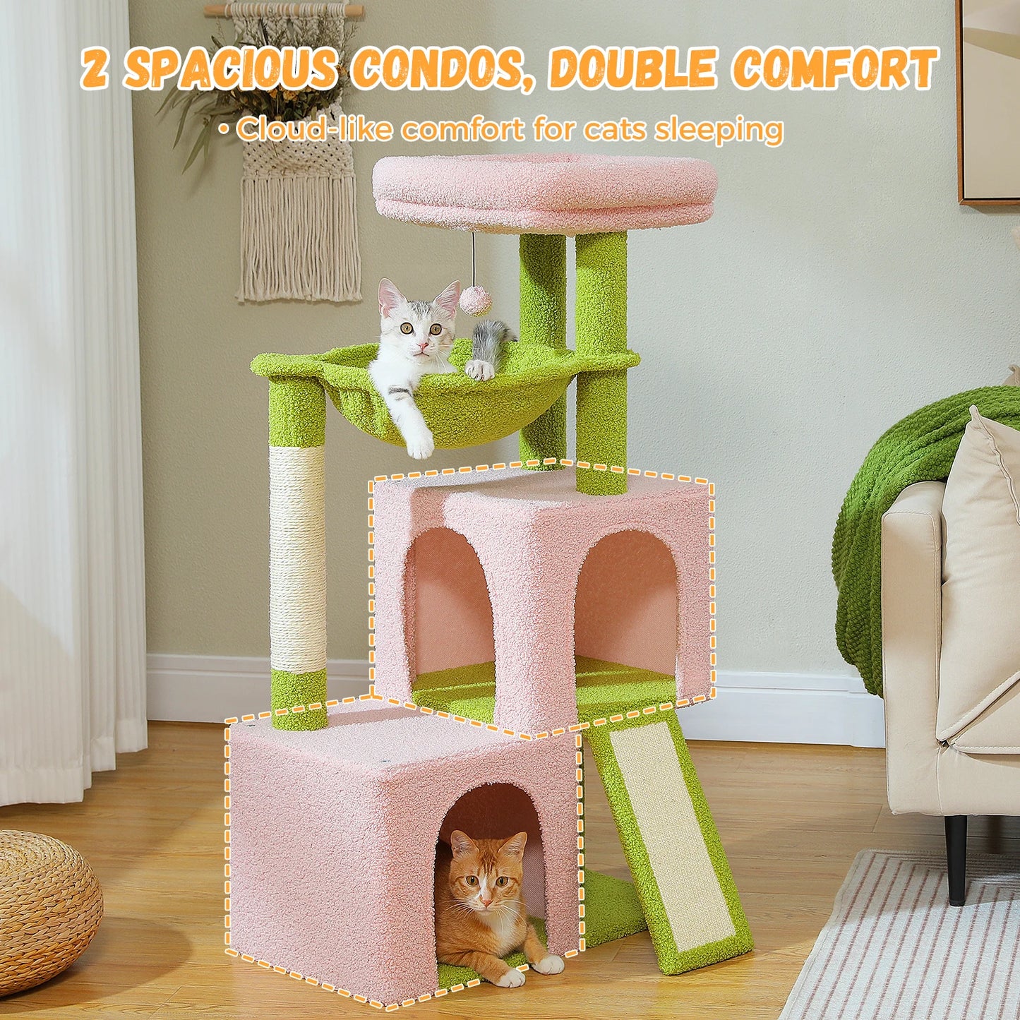 Cat Tree Duplex Condo