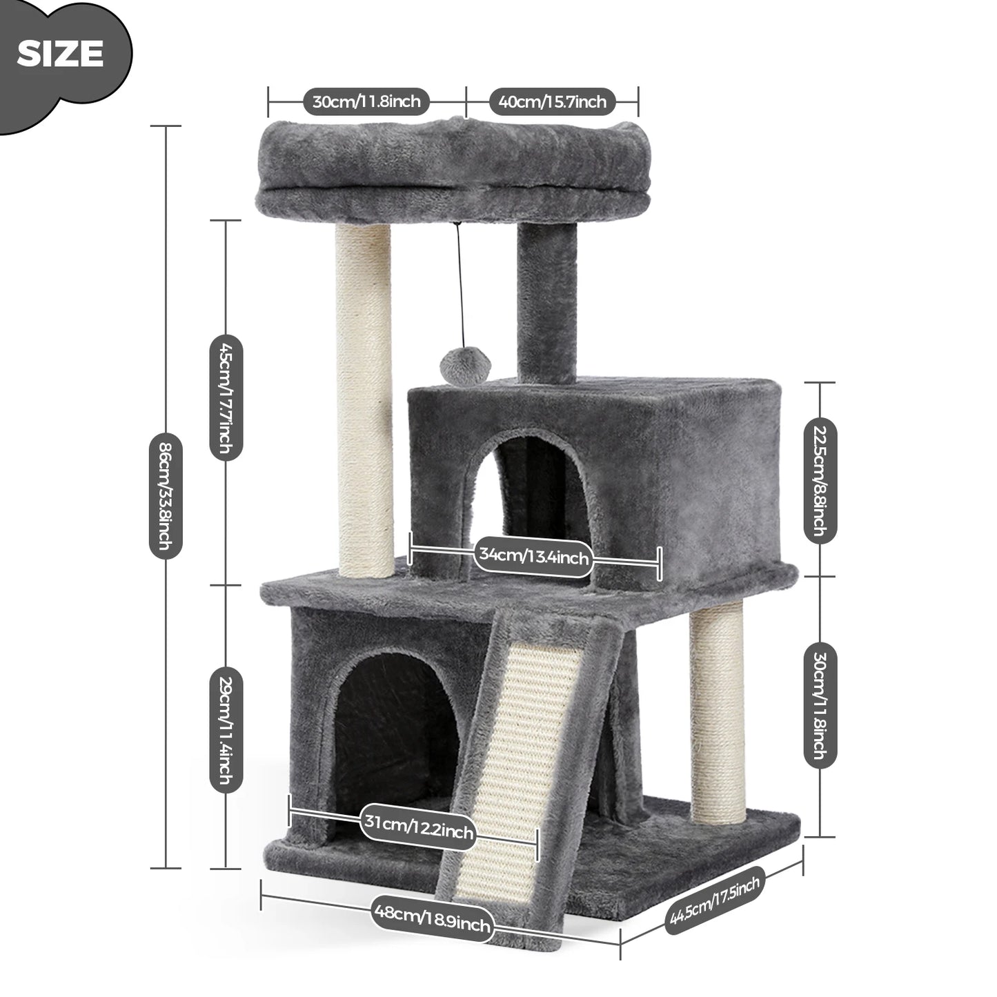 Cat Tree Duplex Condo