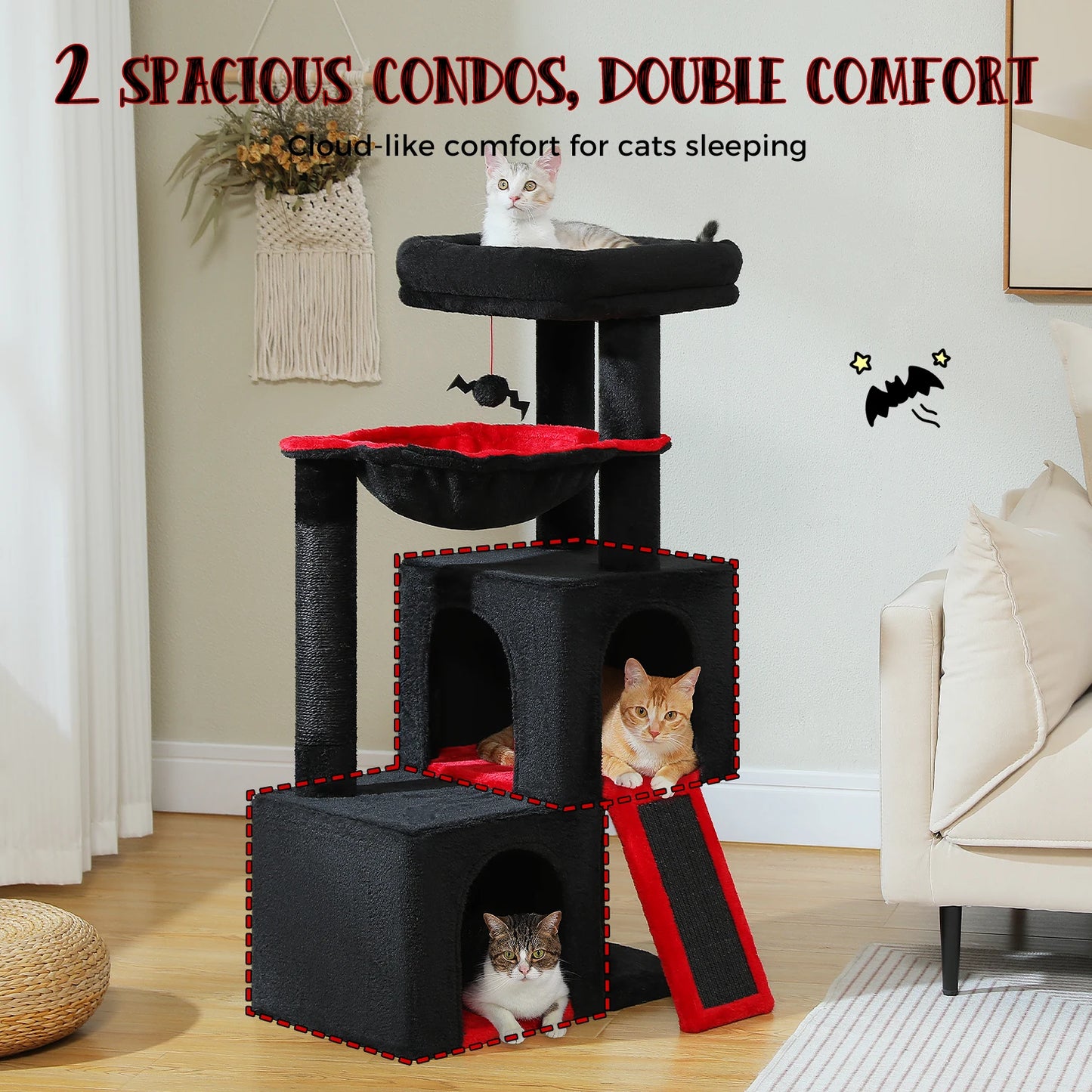 Cat Tree Duplex Condo